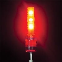 Tige de s&eacute;curit&eacute; avec lumi&egrave;re robuste Safety Whip We Share Industrial Supply