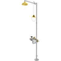 Douche durgence et douche oculaire combin&eacute;es, Socle We Share Industrial Supply