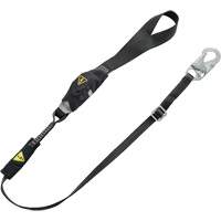 V-Series Utility Energy Absorbing Lanyard, 6', Snap Hook Center, Snap Hook Leg Ends, Nylon We Share Industrial Supply