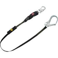 V-Series Welding Shock Absorbing Lanyard, 6', Snap Hook Center, Snap Hook Leg Ends, Kevlar&reg;/Nomex&reg; We Share Industrial Supply
