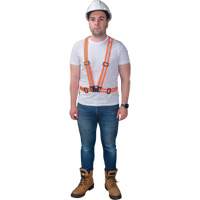Traffic Harness, High Visibility Orange, Silver Reflective Colour, Medium We Share Industrial Supply