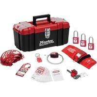 Standard Personal Lockout Kit with Zenex Thermoplastic Locks, Valve Kit, 13 Components We Share Industrial Supply