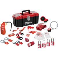 Premier Lockout Kit with Zenex Thermoplastic Locks, Electrical/Valve Kit, 27 Components We Share Industrial Supply