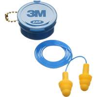 Bouchons d'oreilles pr&eacute;moul&eacute;s E-A-R Ultrafit, Avec cordon, Paire - Boîtier en plastique, 25 dB NRR, Taille unique We Share Industrial Supply