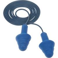 Bouchons d'oreilles pr&eacute;moul&eacute;s E-A-R Ultrafit , Avec cordon, Taille unique, Vrac - Sac en poly, NRR dB NRR 25 dB We Share Industrial Supply