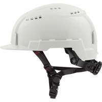 Casque &agrave; bordure avant avec support &agrave; lampe de poche Bolt, Suspension Rochet We Share Industrial Supply