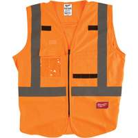 Veste de s&eacute;curit&eacute;, Orange haute visibilit&eacute;, 4T-Grand/5T-Grand We Share Industrial Supply