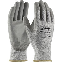 Gants r&eacute;sistants aux coupures G-Tek PolyKor, Taille T-petit, Calibre 13, Rev&ecirc;tement Polyur&eacute;thane, Enveloppe en Fil technique, ANSI/ISEA 105 niveau 3 We Share Industrial Supply