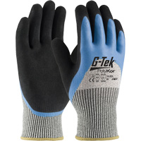 Gants isol&eacute;s r&eacute;sistants aux coupures G-Tek PolyKor, Taille Petit, Calibre 13, Rev&ecirc;tement Latex de caoutchouc, Enveloppe en Fil technique, ANSI/ISEA 105 niveau 3 We Share Industrial Supply