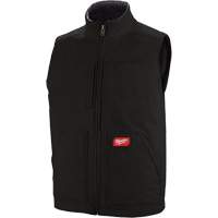 Heavy-Duty Sherpa-Lined Vest, Men's, Small, Black We Share Industrial Supply