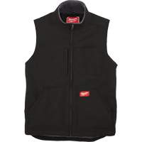 Heavy-Duty Sherpa-Lined Vest, Men's, Small, Black We Share Industrial Supply