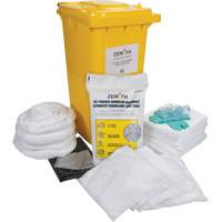 Premium Spill Kit, Oil Only, Bin, 63 US gal. Absorbancy We Share Industrial Supply
