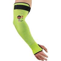 ProFlex 7941-PR Cut-Resistant Protective Arm Sleeve, TenaLux, 18", ASTM ANSI Level A4/EN 388 Level D, High Visibility Lime We Share Industrial Supply