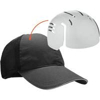 Casquette de baseball standard Skullerz 8946 avec encart, Noir We Share Industrial Supply