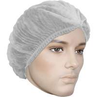 Cova-Cap Pleated Bouffant Cap, Polypropylene, 21", White We Share Industrial Supply