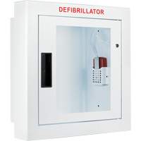 Grande armoire semi-encastr&eacute;e avec alarme, Zoll AED Plus/Zoll AED 3/Cardio-Science/Physio-Control Pour, Non m&eacute;dical We Share Industrial Supply