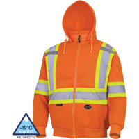 6924 Hoodie, Small, High Visibility Orange We Share Industrial Supply