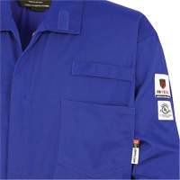 7779 FR-Tech&reg; 88/12 Arc Rated Flame Resistant Coveralls, Size 36, Royal Blue We Share Industrial Supply