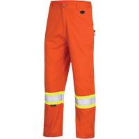 7763 Pantalon de s&eacute;curit&eacute; haute visibilit&eacute; r&eacute;sistant aux arcs &eacute;lectriques FR-Tech 88/12, 30, x 30, Orange haute visibilit&eacute;, 9,7 cal/cm² We Share Industrial Supply