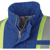 5523 Flame-Resistant Safety Parka, Small, Royal Blue, 58 cal/cm² We Share Industrial Supply