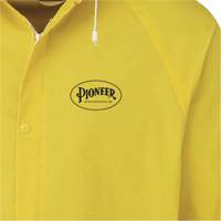577J Veste imperm&eacute;able, Polyester/PVC, Petit, Jaune We Share Industrial Supply