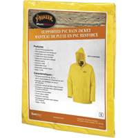 577J Veste imperm&eacute;able, Polyester/PVC, Petit, Jaune We Share Industrial Supply