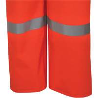 576P FR Safety Bib Pants, Small, High Visibility Orange We Share Industrial Supply