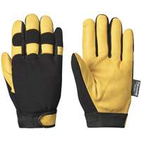 891 Mechanic's Style Insulated Ergonomic Gloves, Grain Goatskin Palm, Size Small We Share Industrial Supply