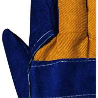 630 Blue Insulated Fitter's Gloves, One Size, Split Cowhide Palm, Boa Inner Lining We Share Industrial Supply