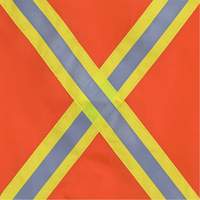353 Flag with Reflective Tape, Polyester We Share Industrial Supply