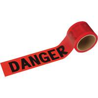 388 Ruban de danger, Bilingue, 3" la x 200' lo, 1,5 mil, Noir/rouge We Share Industrial Supply