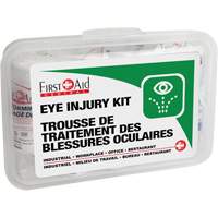 Ensemble pour les l&eacute;sions oculaires, Boîte en plastique We Share Industrial Supply