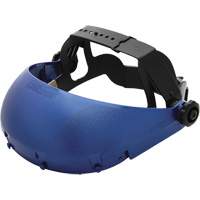 390 Premium Series Single Crown Faceshield Headgear, Ratchet Suspension We Share Industrial Supply