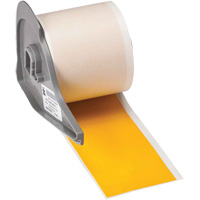 All-Weather Permanent Adhesive Label Tape, Vinyl, Yellow, 2" Width We Share Industrial Supply