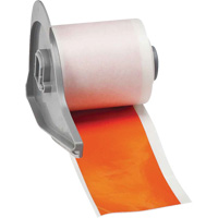 All-Weather Permanent Adhesive Label Tape, Vinyl, Orange, 2" Width We Share Industrial Supply