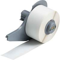 All-Weather Permanent Adhesive Label Tape, Vinyl, White, 1" Width We Share Industrial Supply