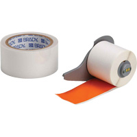 ToughStripe&reg; Ultra-Aggressive Adhesive Multi-Purpose Label Tape with Overlaminate, Polyester, Orange, 2" Width We Share Industrial Supply