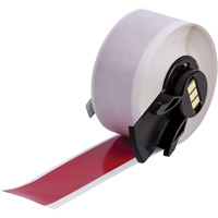 Multi-Purpose Label Tape, Vinyl, Red, 1" Width We Share Industrial Supply