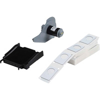 Raised Panel Labels, Polyester, 1.2" L x 1.9" H, White We Share Industrial Supply