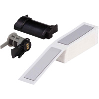 Raised Panel Labels, Polyester, 1" L x 4" H, White We Share Industrial Supply