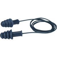 Bouchons doreilles en TPR d&eacute;tectables et r&eacute;utilisables, Avec cordon, Vrac - Boîte, 27 dB NRR, Taille unique We Share Industrial Supply