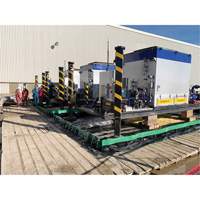 Berme Ultimate Copolymer 2000 Ultra-Containment Berm, Capacit&eacute; 179 gal. US, 4' la x 6' lo x 12" h, Support &agrave; charni&egrave;re We Share Industrial Supply