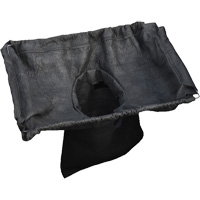 Bac de r&eacute;tention carr&eacute; Ultra-Drain Guard avec orifice de trop-plein, Huile & s&eacute;diments, 16" - 28" lo x 20" - 36" la We Share Industrial Supply