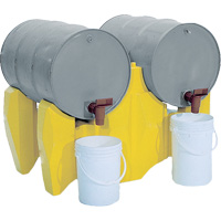 2-Drum Horizontal Rack, 46.5" L x 30" W x 31" H We Share Industrial Supply