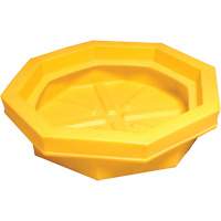 Ultra-Drum Tray&reg; without Grating, 32" L x 32" W x 8.1" H, 22.8 US gal. Spill Capacity We Share Industrial Supply