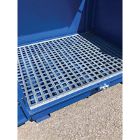 Palette de d&eacute;versement en acier avec couvercle rigide S-4 Ultra, 61" lo x 54,4" la x 52" h, Capacit&eacute; de charge 4700 lb We Share Industrial Supply