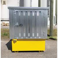 Couvercle rigide en acier Ultra-IBC, 71,1" lo x 83,1" la x 66,3" h, Capacit&eacute; de charge 5640 lb We Share Industrial Supply