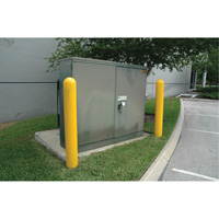 Ultra-Post Protector&reg;, 4" Dia. x 52" L, Yellow We Share Industrial Supply