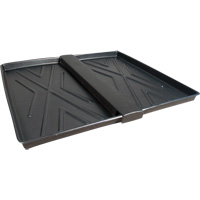 Double-Tray Ultra-Rack Containment Tray&reg;, 48" L x 44" W x 2.8" H, 16 US gal. Spill Capacity We Share Industrial Supply