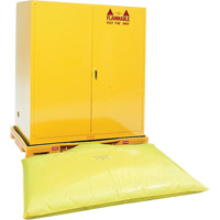 Double Drum Ultra-Safety Cabinet Bladder System, 63" lo x 38,5" la x 6,3" h, Capacit&eacute; de charge 3000 lb We Share Industrial Supply